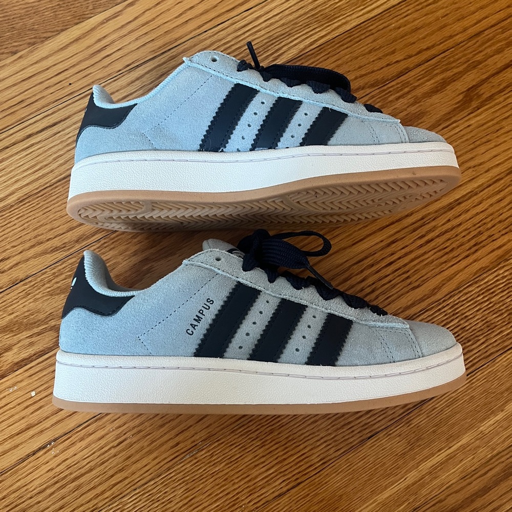 Adidas Campuses 00 in light blue and navy - Picture 2 of 10